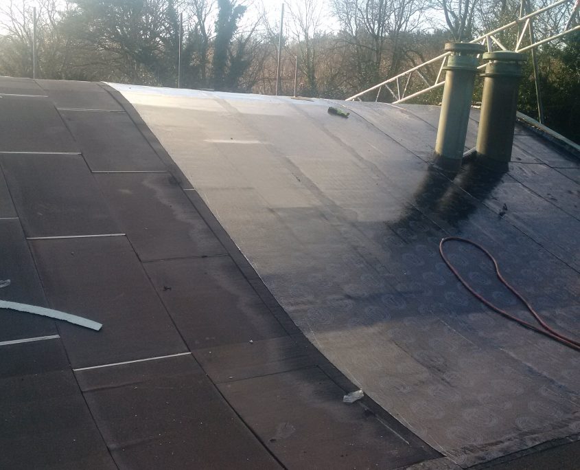 New Copper Roof in Tadworth, Surrey – C.F. Roofing Surrey